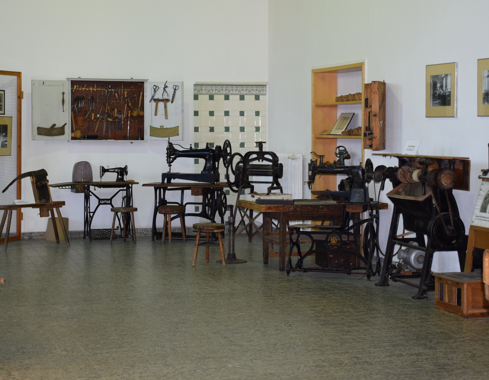 Fotoausschnitt der Ausstellungshalle
