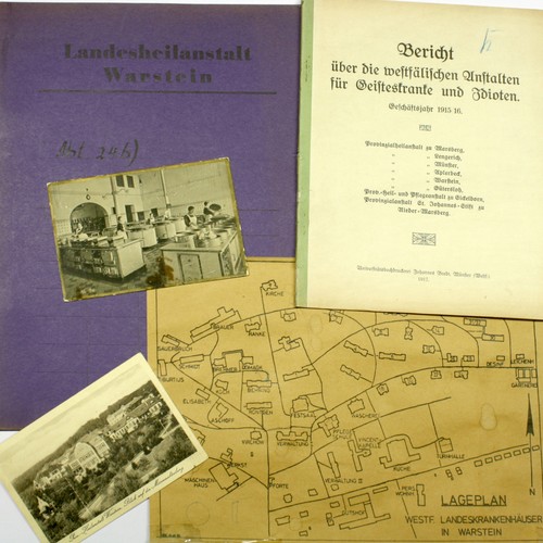 Dokumente und Postkarten aus dem Museum, Foto: Emil Schoppmann